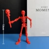 Red - Skeleton Festival man [with 4 weapons 2 hand shapes] bag