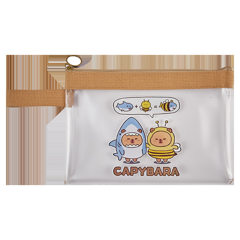 Bolsa de documentos transparente A4 bolsas de papel de prueba de clasificación de estudiantes bolsas de papelería de prueba impermeables portátiles de gran capacidad