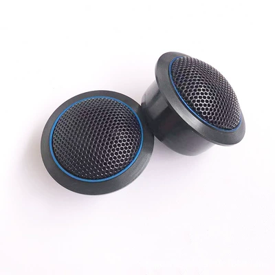 Panel Installation 1.5inch Tweeter – Car horn/tweeter - blue-edge-metal-black-mesh