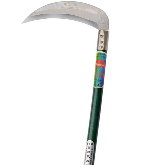 割水稻木柄月牙刀农用长柄除草刀农用工具厂家批发【延益】231弯