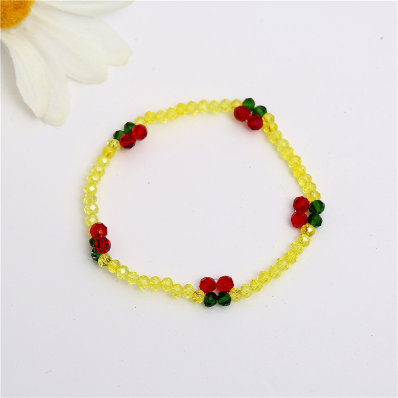 F002 黄色樱桃手链 2022.08.21.