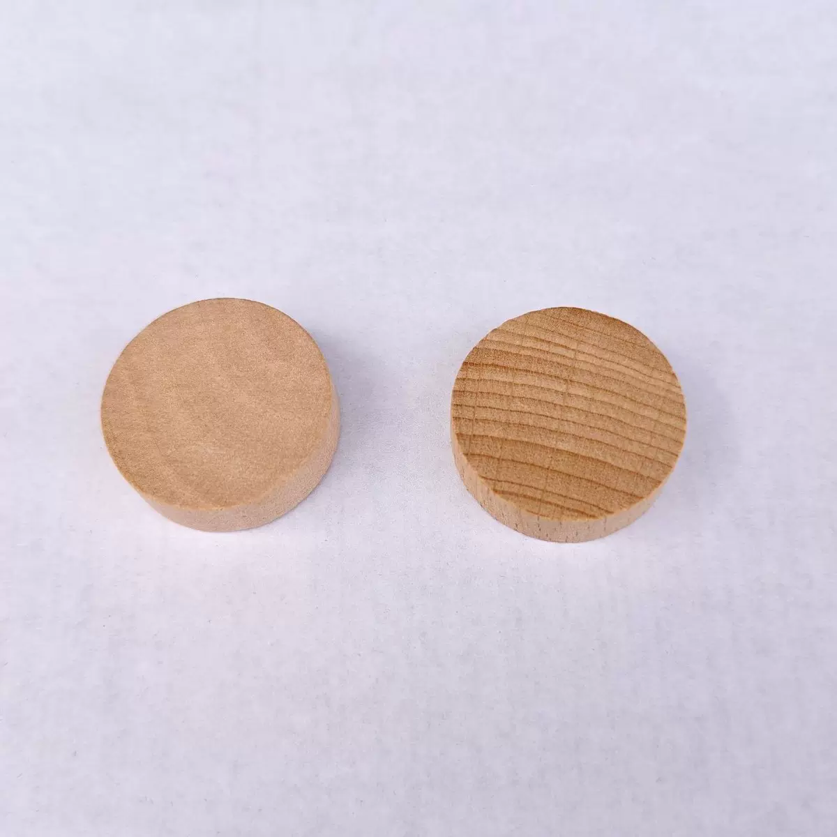 信泽现货实木25mm圆片品质木质圆片DIY手绘涂色实木圆形木片教具