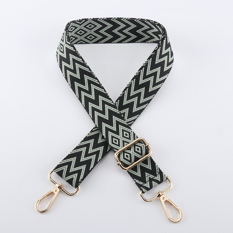 Polyester Geometric Bag Strap display picture 9