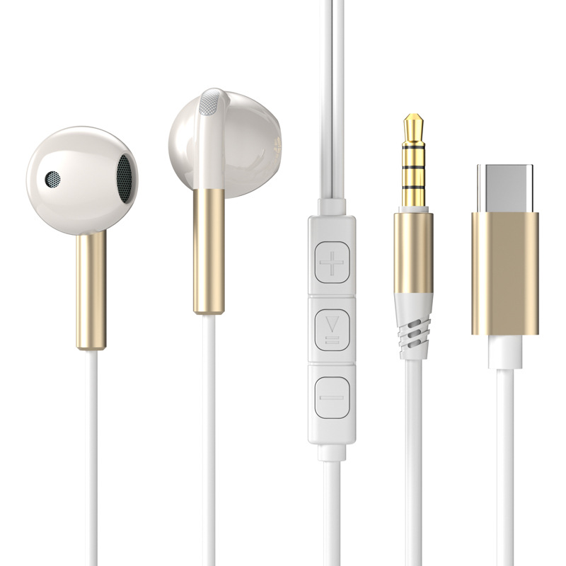 auriculares con cable typec digital para Apple Huawei vivo Xiaomi OPPO auriculares fábrica en stock
