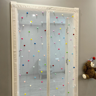 New Partition Bedroom Ventilation Sand Window Entry Door Mosquito-Proof Curtain Summer Opaque Magnetic 2024 Room Home Use