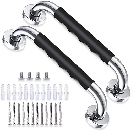 Bathroom handrail 304 stainless steel silicone fingerprint toilet handrail bathtub handrail toilet handrail cross-border hot sale