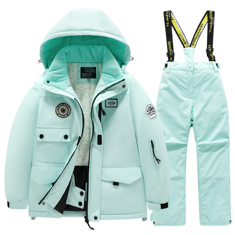 New Winter Kidsren's Ski Clothing Suit for Boys and Girls, Windproof and Waterproof Jacket, Thickeneded and Warm Professional Ski Pants for Women New Winter Kidsren's Ski Clothing Suit for Boys and Girls, Windproof and Waterproof Jacket, Thickeneded and Warm Professional Ski Pants for Women