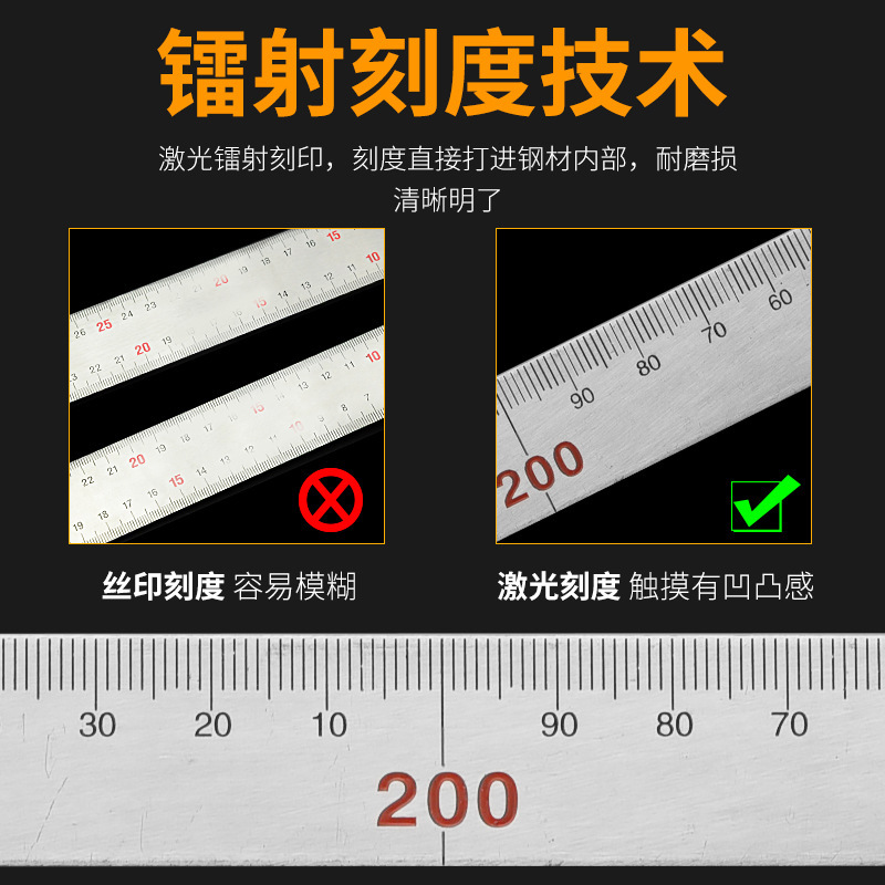 角尺90度ステンレス厚さ300 500 600大工内装l型定規直角板定規厚金|undefined