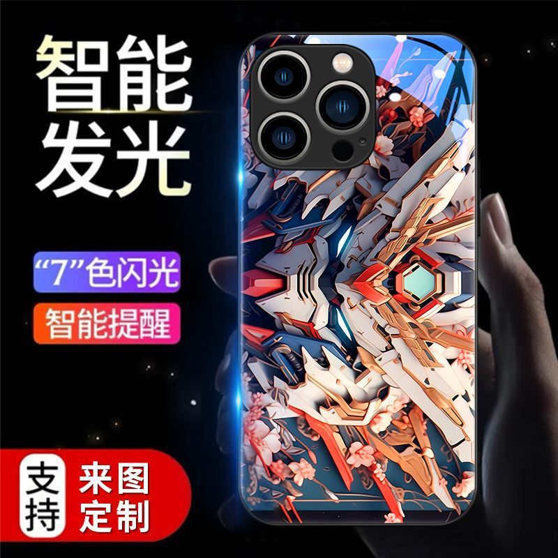 Suitable for Origami Gundam Luminous Mobile Phone Case New Apple 16Pro/Huawei/Xiaomi/Samsung/Vivo/Oppo Suitable for Origami Gundam Luminous Mobile Phone Case New Apple 16Pro/Huawei/Xiaomi/Samsung/Vivo/Oppo