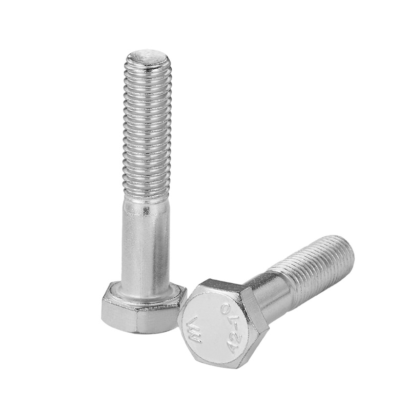 Tornillos hexagonales de media rosca, acero inoxidable 304