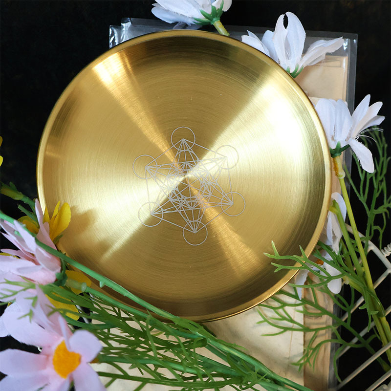 Secret Hexagram Incense Burning Tray Candle Holder Stainless Steel Sage Burning Incense Tray Storage Tray Secret Hexagram Incense Burning Tray Candle Holder Stainless Steel Sage Burning Incense Tray Storage Tray