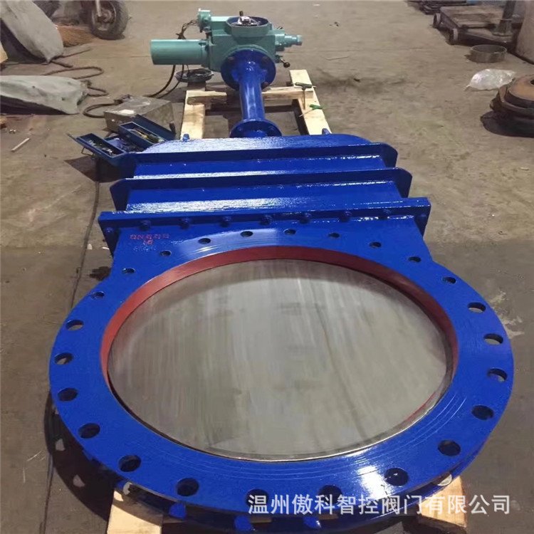 电动暗杆刀型闸阀 梅花型暗板不锈钢阀 DMZ973X-10C DMZ973X DN85