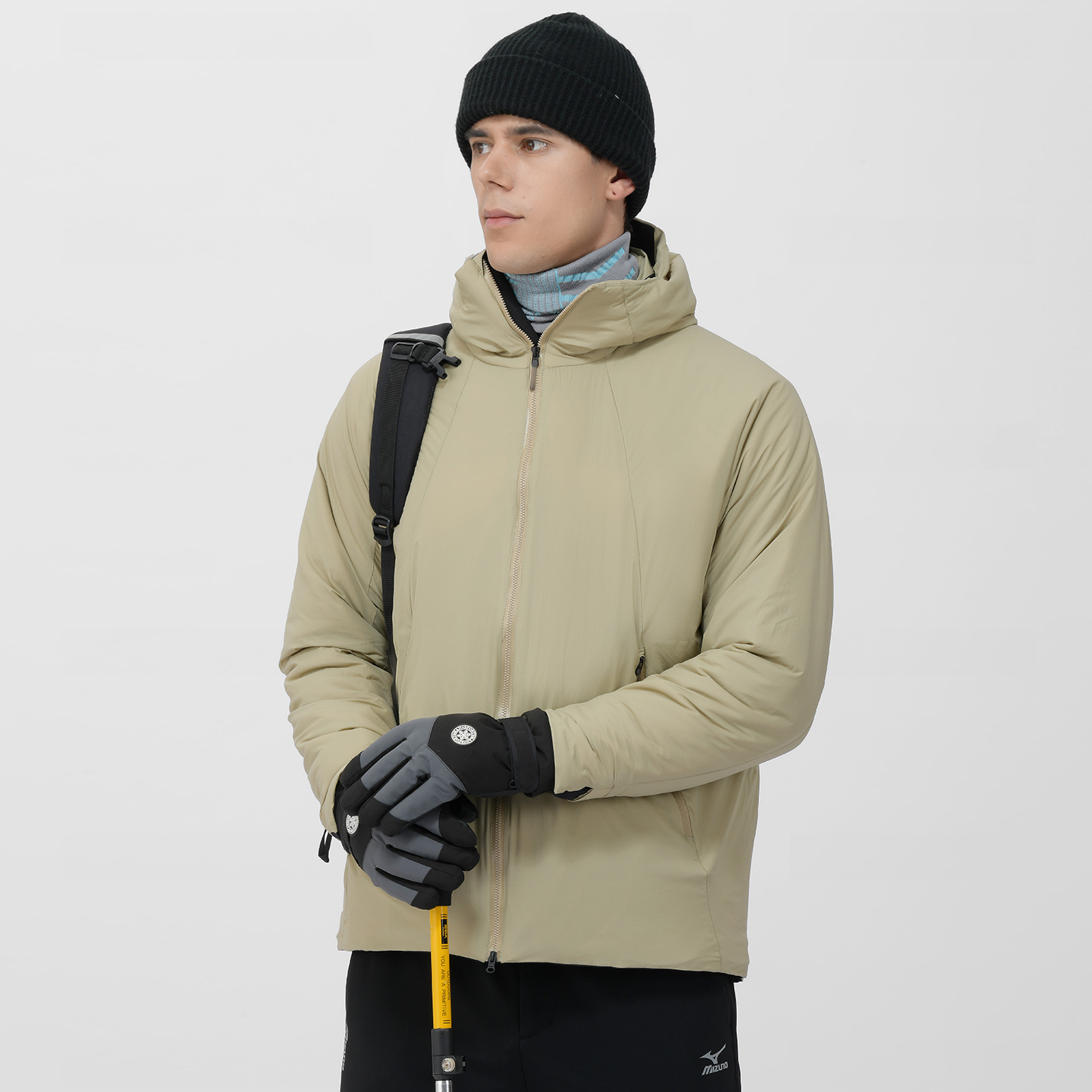 Dijia alternative 2026 new winter men's hooded warm cotton jacket outdoor windproof lightweight sports coat