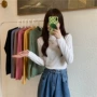 秋冬保暖修身木耳边打底衫