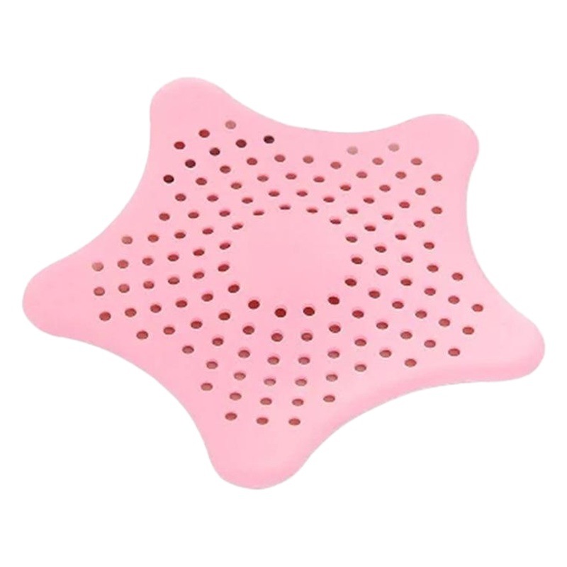 Amazon eBay estrella de cinco puntas fregadero de la cocina Desagüe de piso antibloqueo Pantalla de filtro de baño estrella de mar de silicona Desagüe de piso