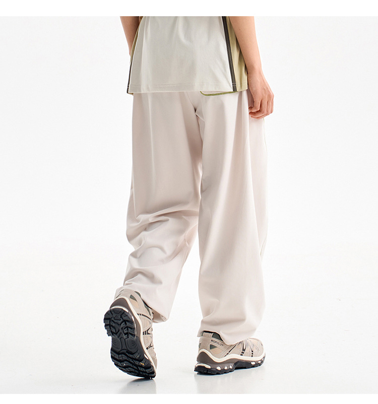 Unisex Outdoor Wanderhose Schnelltrocknend Locker Sitzende Sport-Hose Streetwear Leichte Strickhose Unisex Jogginghose Sweathose – Detail 24