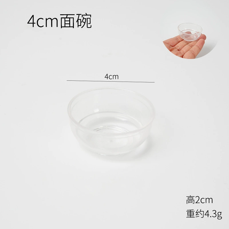 Small realistic tableware, food play, toy, DIY