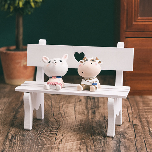 ZAKKA groceries mini wooden ornaments chair shooting background wooden props mini small furniture