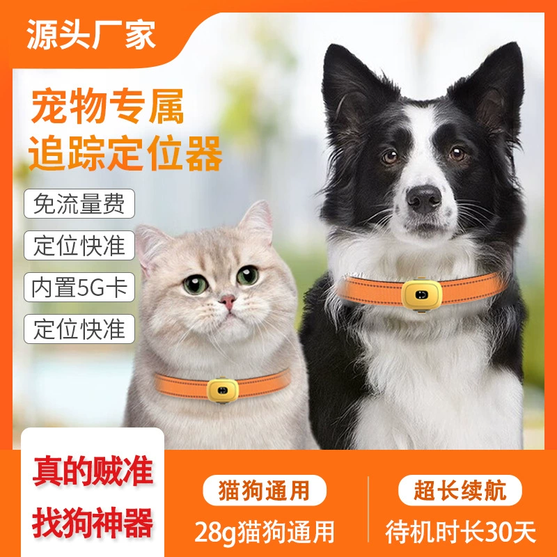 Умный GPS-трекер для животных в стиле граффити для внешней торговли, ошейник для отслеживания кошек и собак в Европе и Северной Америке, защита от потери