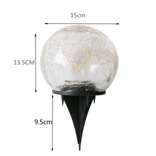 Solar hockey underground light, lawn ground light, outdoor courtyard garden step atmosphere decoration LED crack light