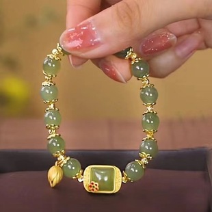 Step by step raw lotus sugar high-end bracelet niche design all-match lotus fashion bracelet student girlfriends bracelet