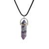 Crystal, colorful pendant, bullet, necklace, Amazon