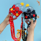 Мультяшные детские портативные креативные пластиковые летние подтяжки со стаканом, стакан