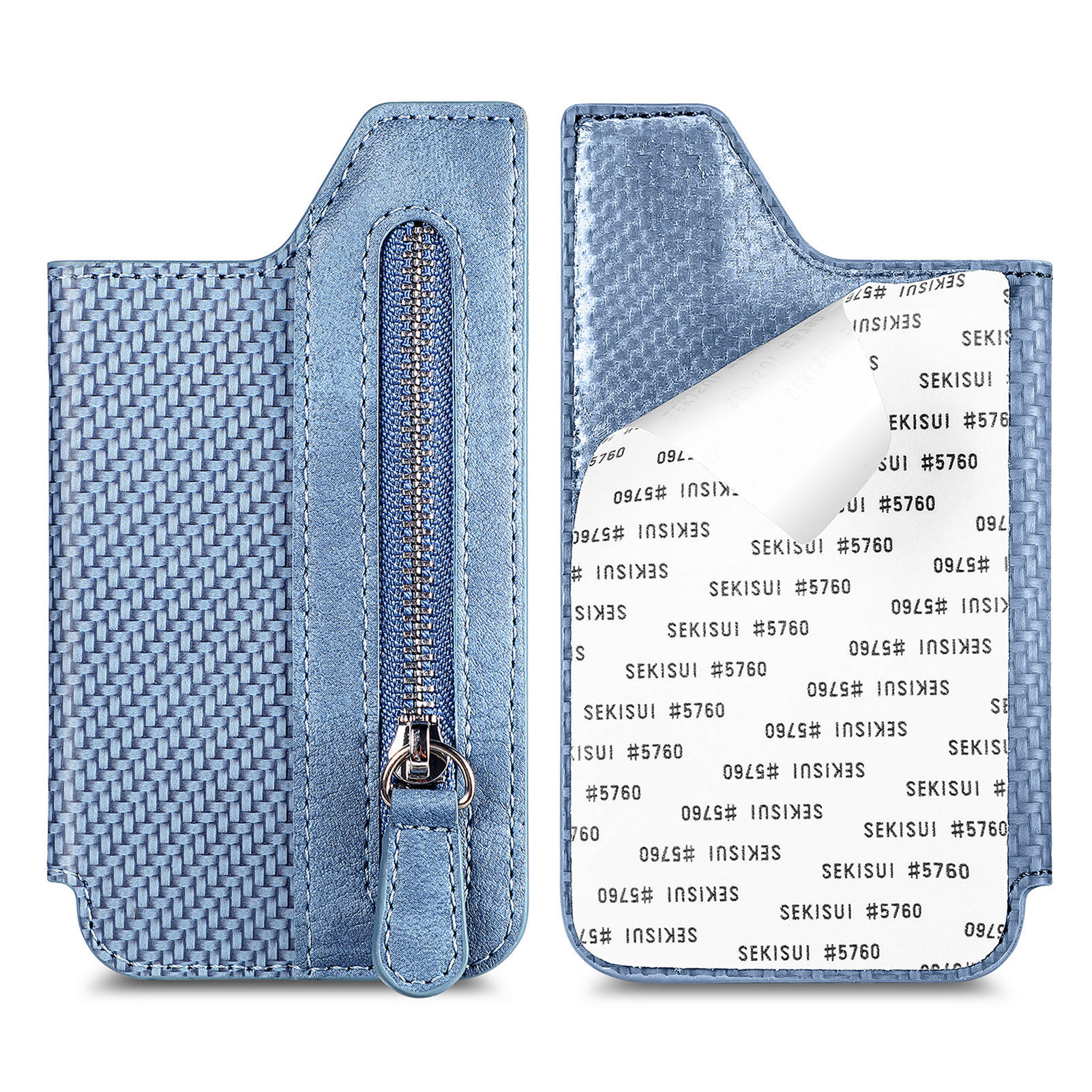 Unisex Solid Color Pu Leather Zipper Card Holder display picture 32