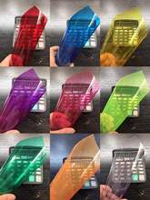 厂家直销优惠PVC彩色胶片红黄蓝绿紫橙粉摄影滤光薄片A4尺寸印刷