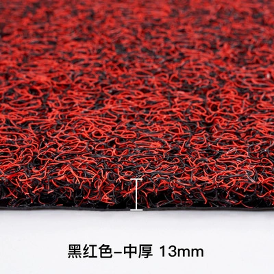 Avtomobil döşəmə paspasları — Car Home Entrance Door Non-Slip - black-and-red-medium-thick-13mm-6090cm