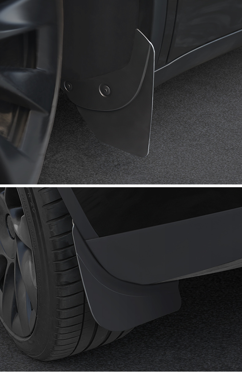 Cross-Border Applicable Accessories for Tesla Model Y/3 Mud Flaps, Car Mud Guard Parts, Modification Parts Wholesale