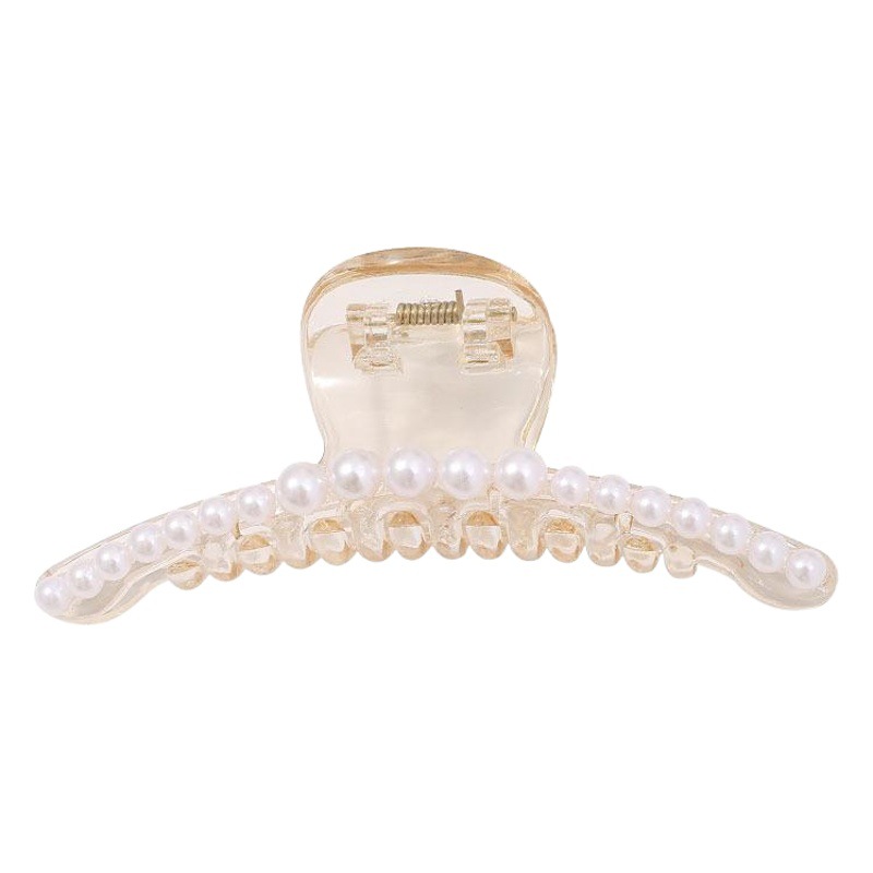 Corea del Sur temperamento elegante gran horquilla clip de tiburón estilo coreano updo clip de pelo de horquilla de Cabeza trasera