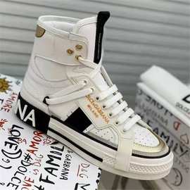 新款真皮休闲鞋2025秋冬运动情侣款时尚红底涂鸦沙滩外穿凉鞋