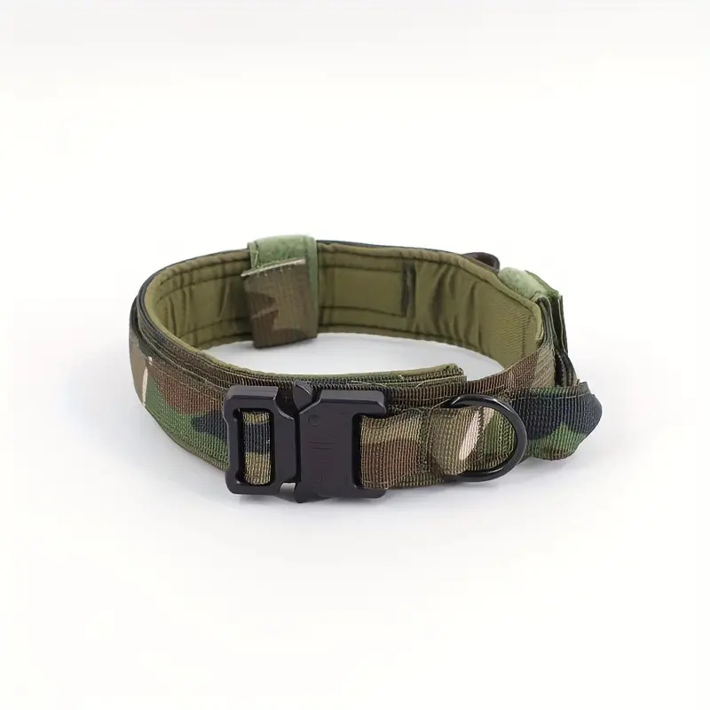 Collar de perro táctico camuflado