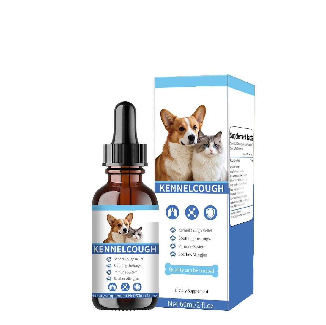 Кросс-бордерные популярные капли для здоровья животных могут быть OEM