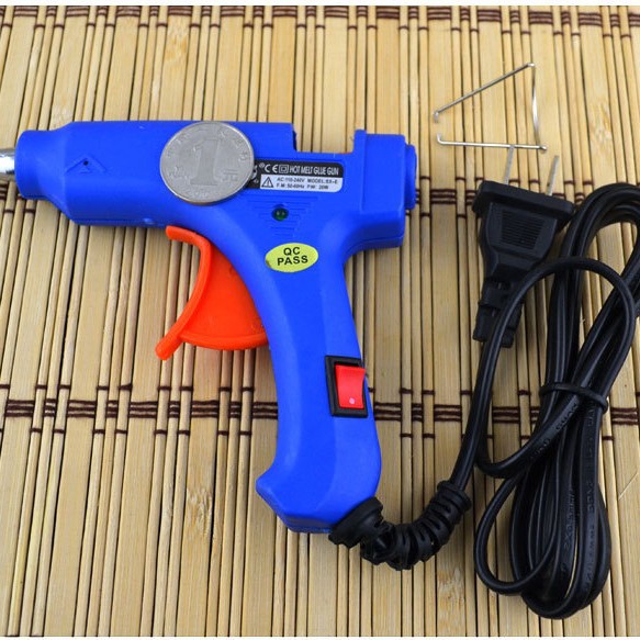 20W特价小热熔胶抢点胶工具 带开关带电源指示灯 胶枪