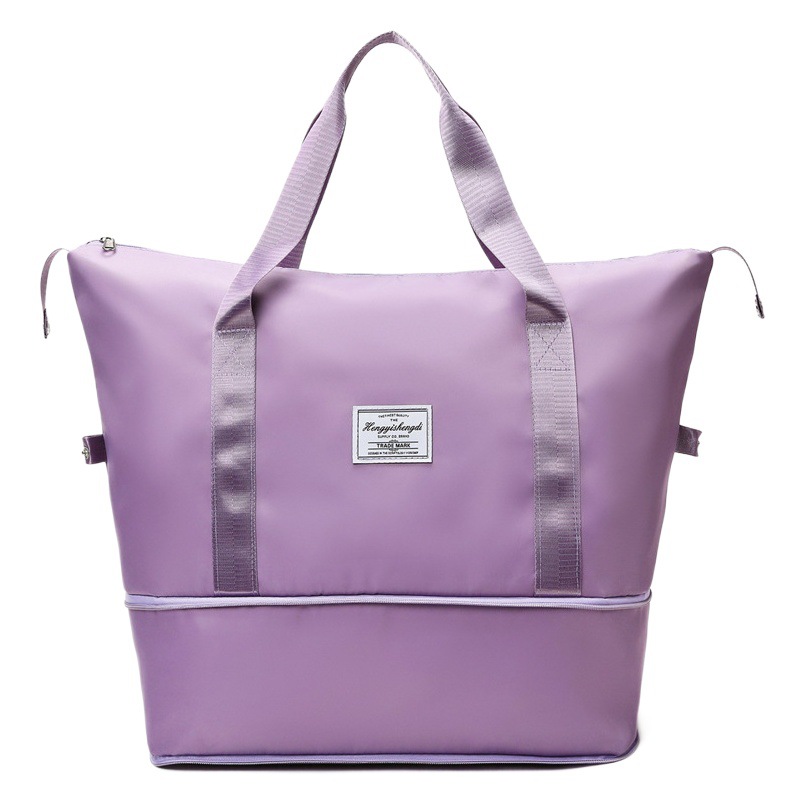 Wholesale Dry and Wet Separation Sports Portable Shoulder Bag Yoga Fitness Bag Large Capacity Travel Bag Printable LOGO