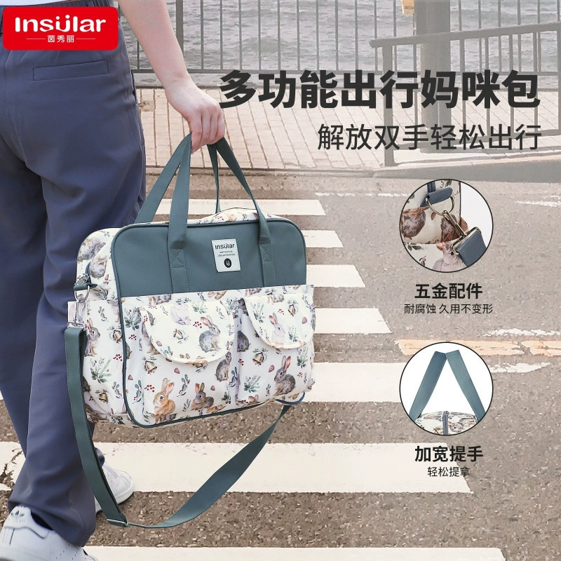 Трансграничная многофункциональная сумка через плечо для мамы, водонепроницаемая сумка для мамы и ребенка, портативная сумка для беременных, сумка для мамы, оптовая продажа