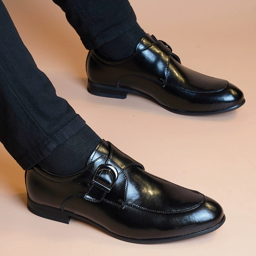 Весенняя и осенняя кожаная обувь мужская новая деловая повседневная обувь модная универсальная обувь для мужчин