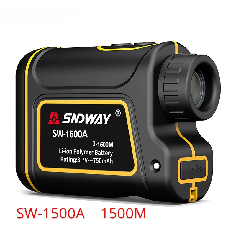 Уличный телескоп Shendawei SW1500 с цветным экраном, высокоточный инструмент, лазерный измерительный прибор, измерение дальности и высоты