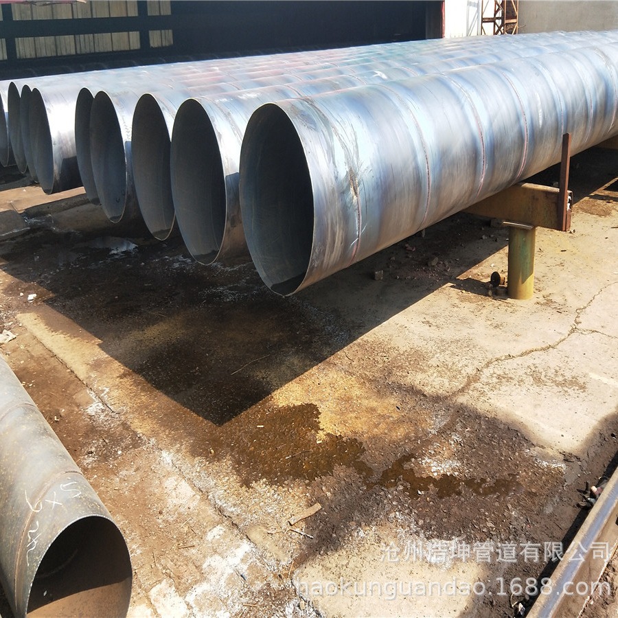 薄壁螺旋管 设备管道钢管 水泥厂排烟管道钢管 529*5钢管