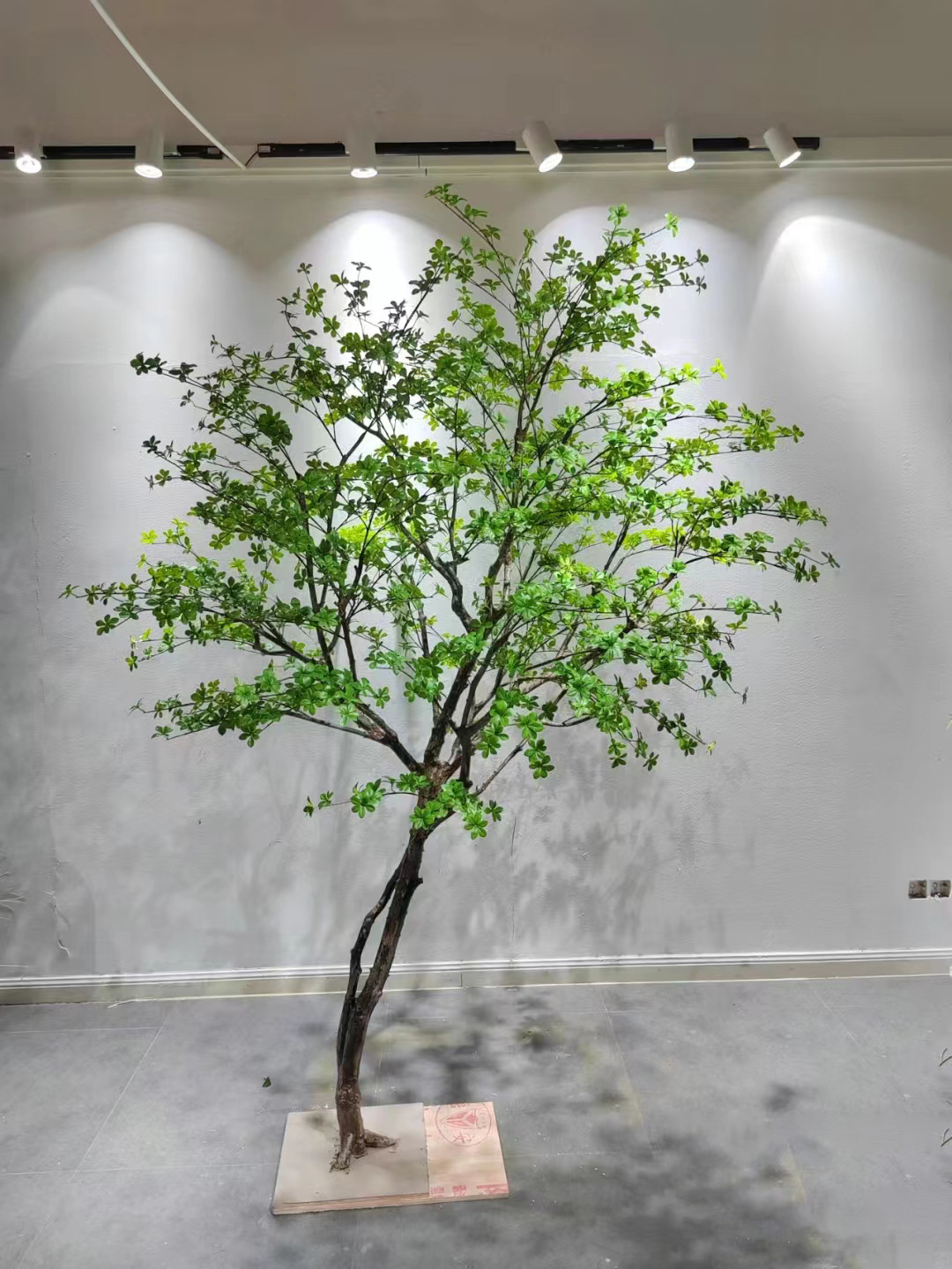 Escenografía de simulación de árbol de campana de simulación de estilo nórdico