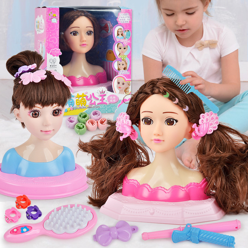 Barbie Doll Princess Girl Toy Simulation Half-Length Play House Dressing and Braiding Children's Foreign Trade Toy Set Barbie Doll Princess Girl Toy Simulation Half-Length Play House Dressing and Braiding Children's Foreign Trade Toy Set