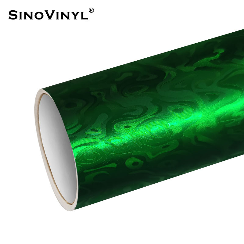 PET de alta definición galvanizado cosmic estriado de fibra de carbono espejo retrovisor decoración pegatinas de película de cambio de color de automóvil pegatinas de película de cuerpo