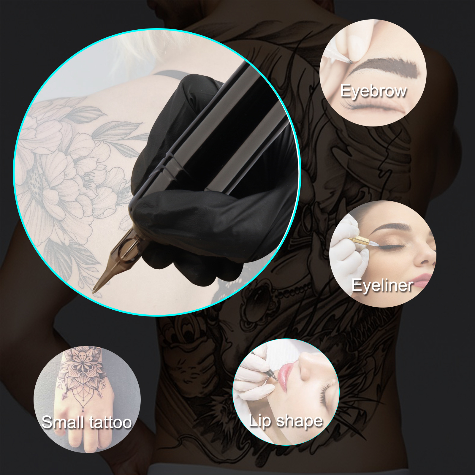 Aguja de tatuaje de venta caliente transfronteriza, aguja de tatuaje NB, aguja de tatuaje profesional, tatuaje de cejas, línea de corte, niebla, modelo completo
