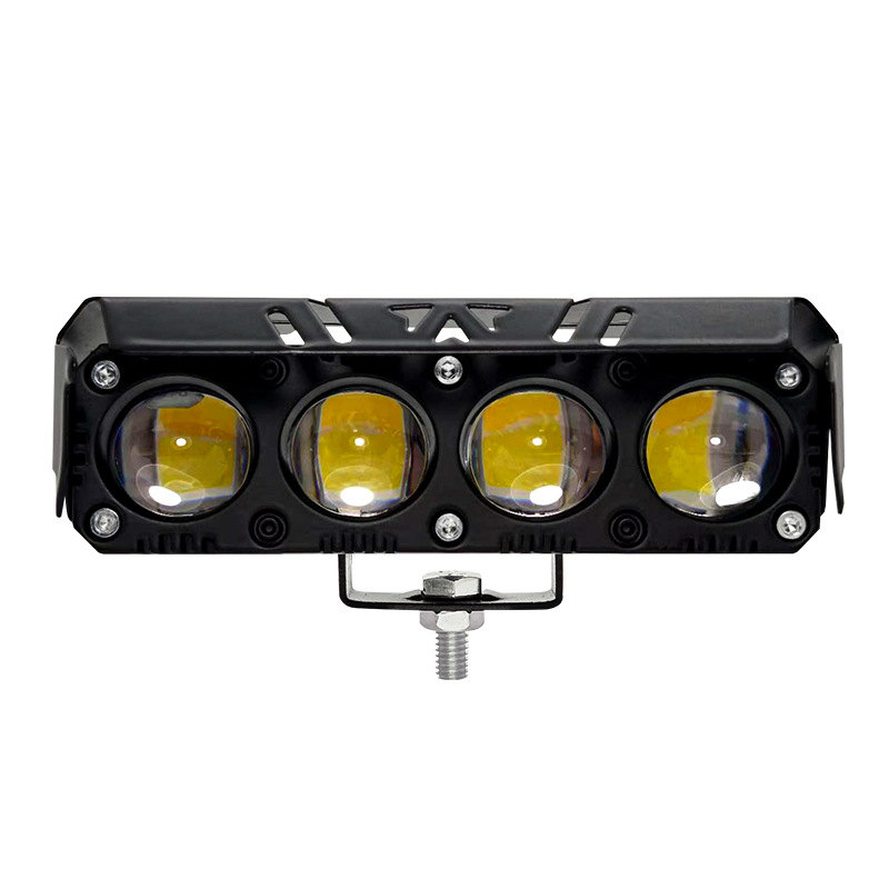 4개의 진주 노란색과 흰색 색상