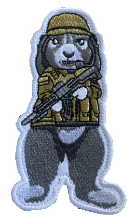 Rogue Rabbit Embroidered Pattern Magic Outdoor Products Amazon Bag with Embroidered Pattern Chest Strip Armband Magic