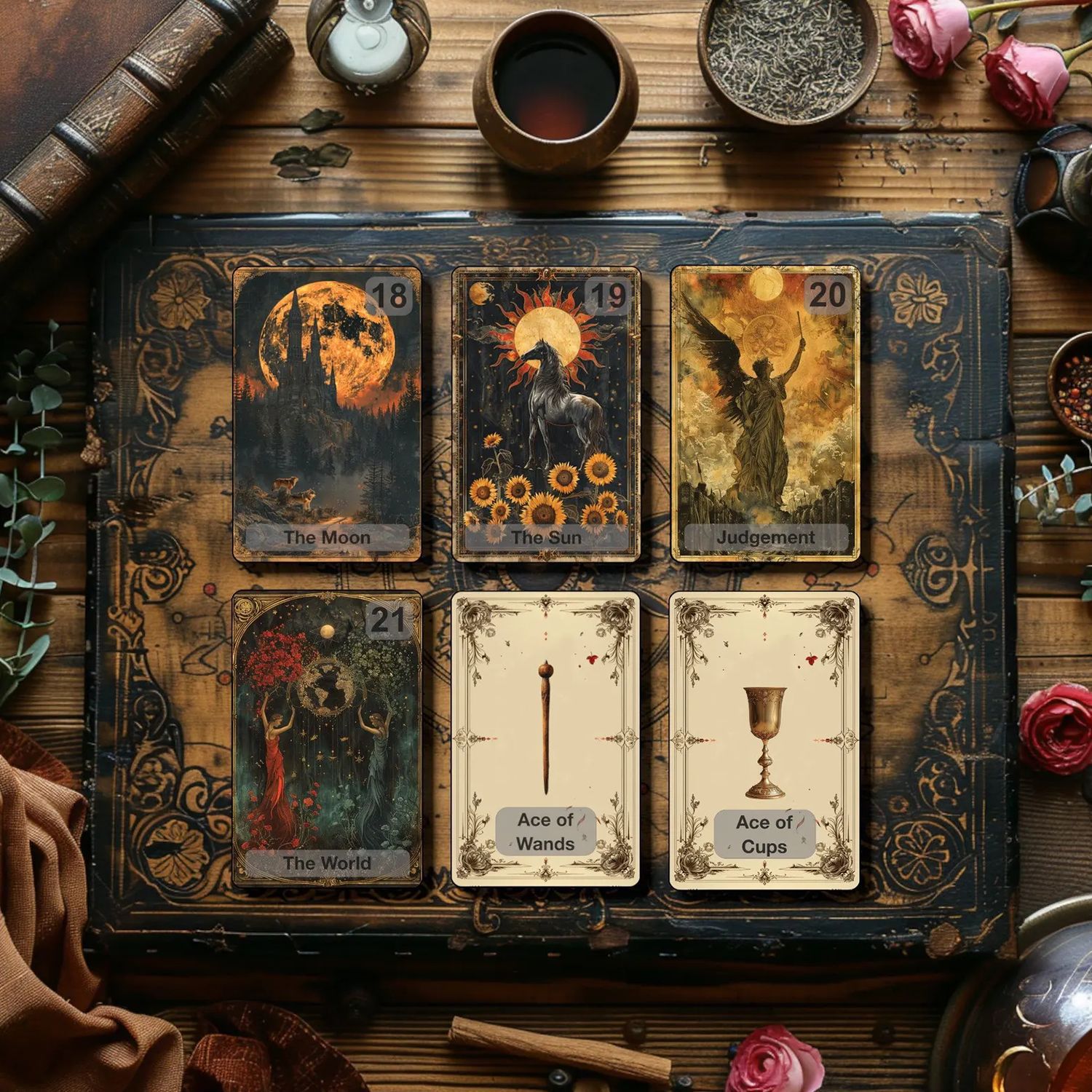 Cross-border Creative Tarot Board Game Cards, Huang Aoshu, New English Version Tarot_voghion.com