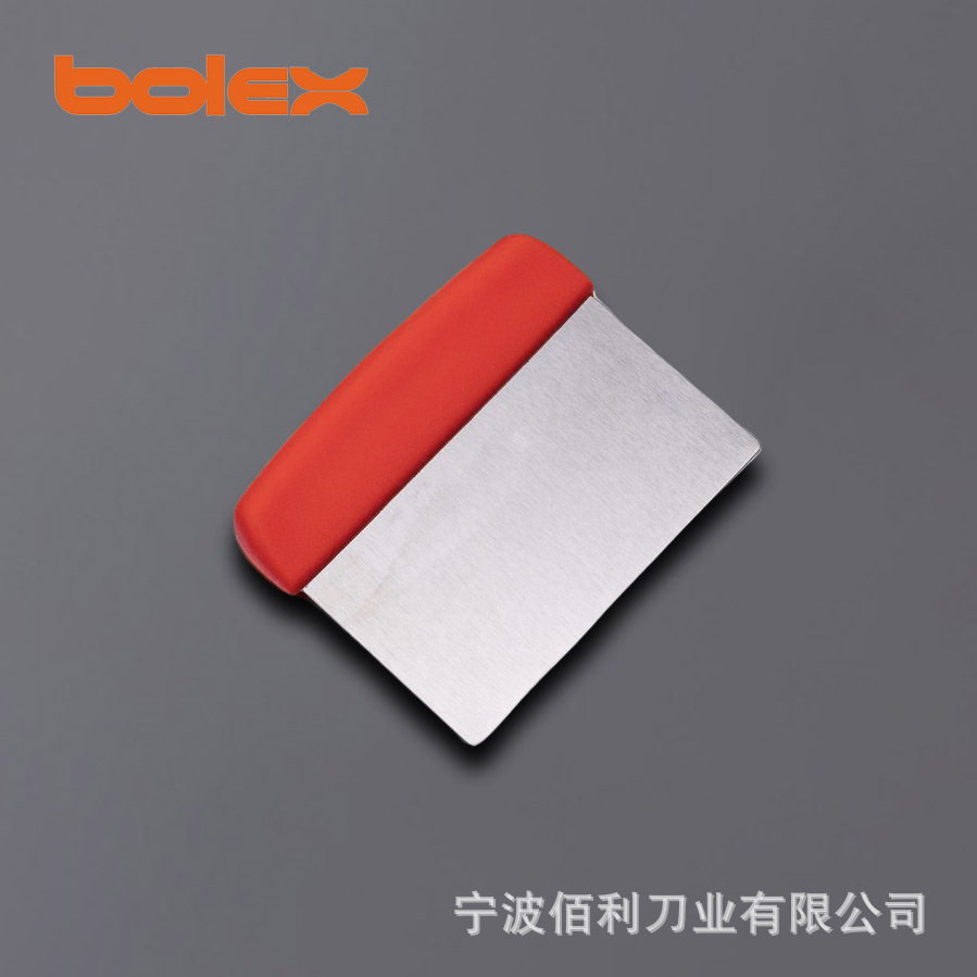 面粉团烘焙刮切板dough cutter 红色柄