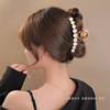 Hairgrip from pearl, big crab pin, shark, hair accessory, hairpins, internet celebrity, new collection, wholesale